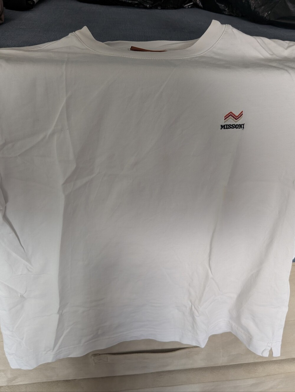 Missoni White Short Sleeve Tee authentic